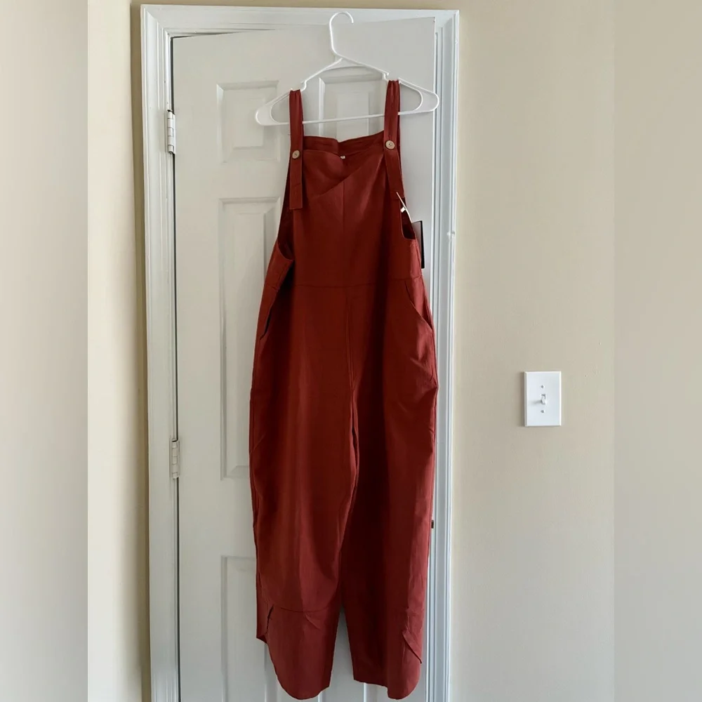 Rust Red Overalls - Picture 2 of 4